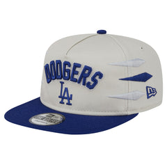 Los Angeles Dodgers Iron Golfer Snapback Hat - Cream | New Era