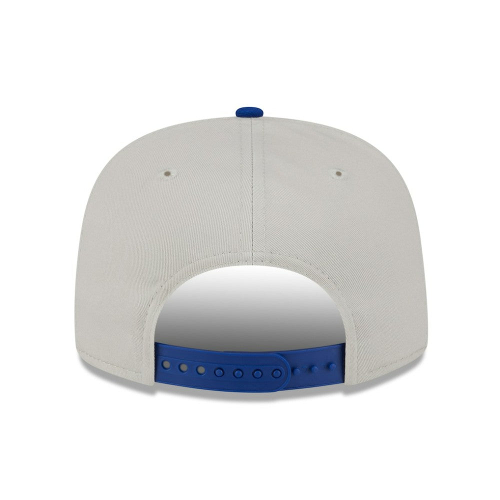 Atlanta Braves Iron Golfer Snapback Hat - Cream | New Era