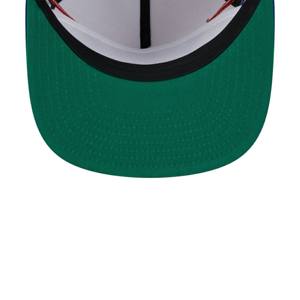 Atlanta Braves Iron Golfer Snapback Hat - Cream | New Era
