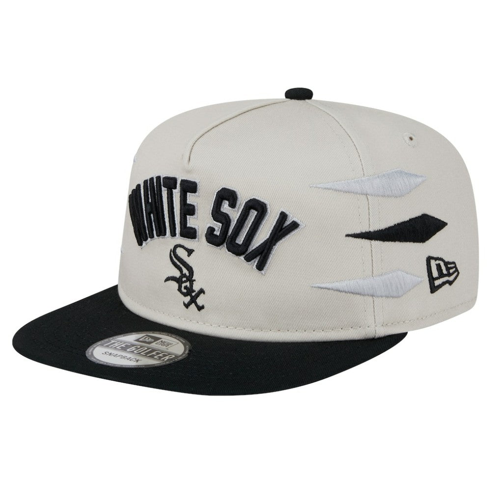 Chicago White Sox Iron Golfer Snapback Hat - Cream | New Era