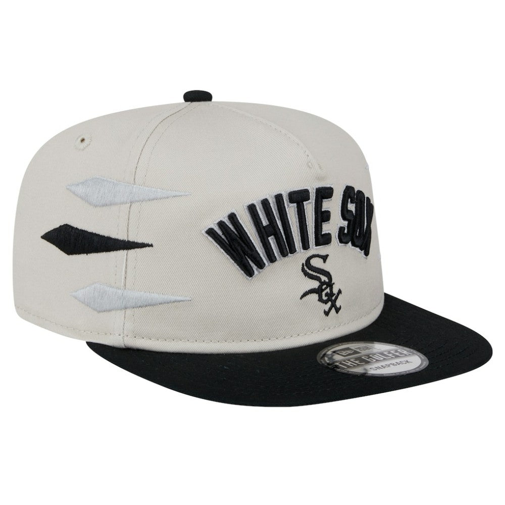 Chicago White Sox Iron Golfer Snapback Hat - Cream | New Era