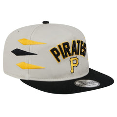 Pittsburgh Pirates Iron Golfer Snapback Hat - Cream | New Era