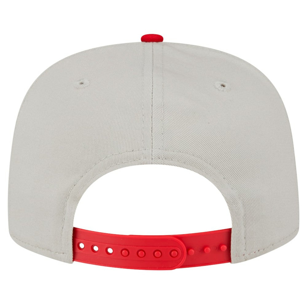 Cincinnati Reds Iron Golfer Snapback Hat - Cream | New Era
