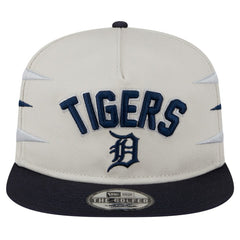 Detroit Tigers Iron Golfer Snapback Hat - Cream | New Era