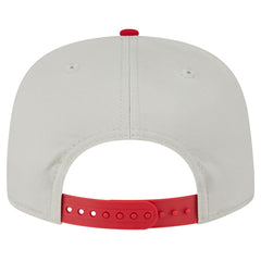 Los Angeles Angels Iron Golfer Snapback Hat - Cream | New Era