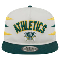 Athletics Iron Golfer Snapback Hat - Cream | New Era