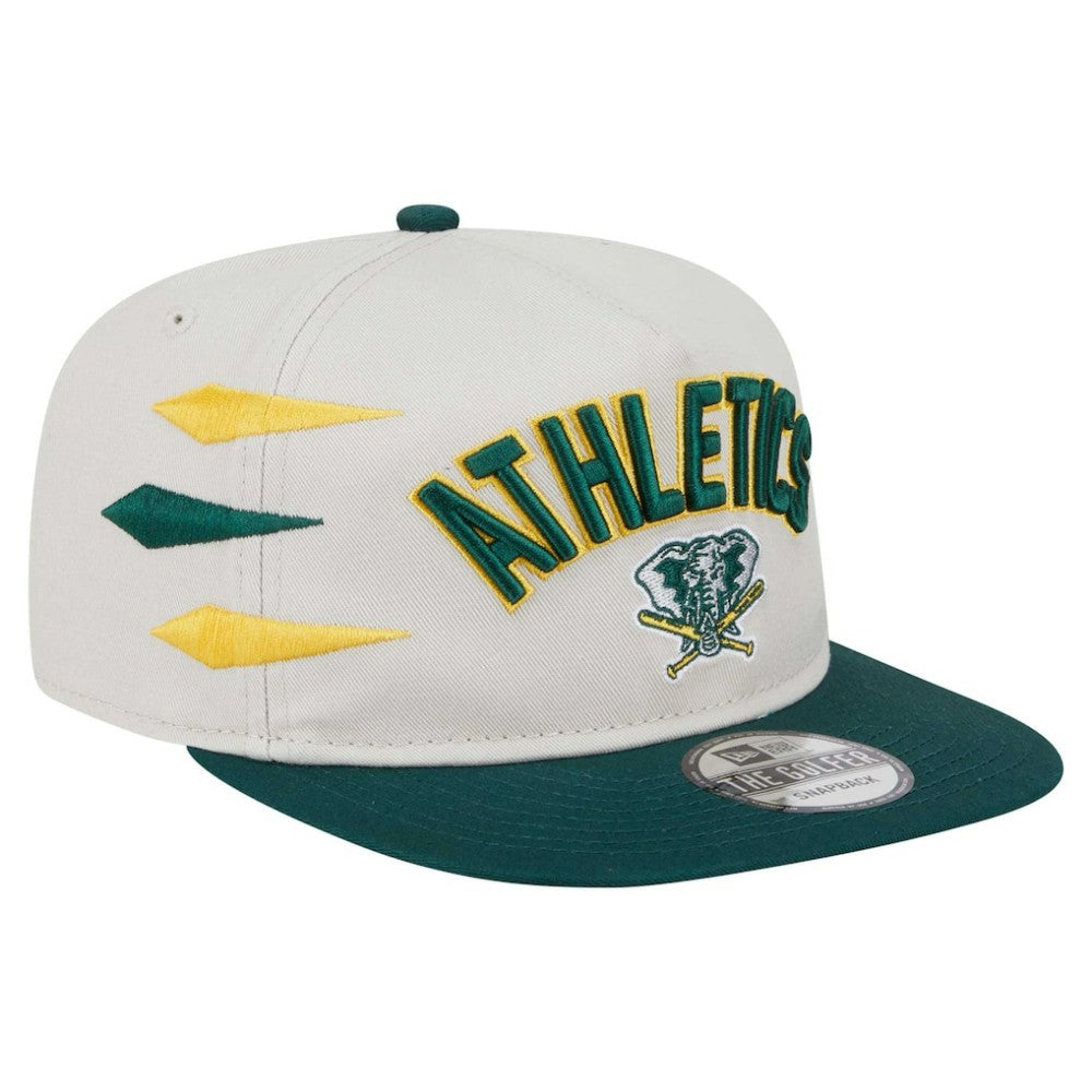 Athletics Iron Golfer Snapback Hat - Cream | New Era