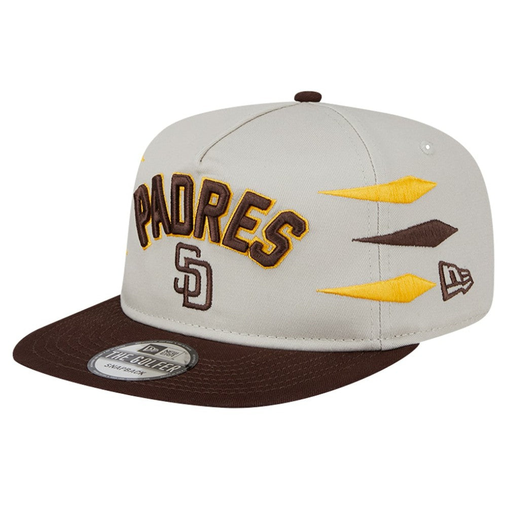 San Diego Padres Iron Golfer Snapback Hat - Cream | New Era