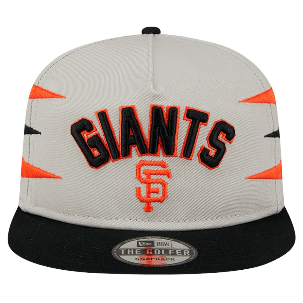 San Francisco Giants Iron Golfer Snapback Hat - Cream | New Era
