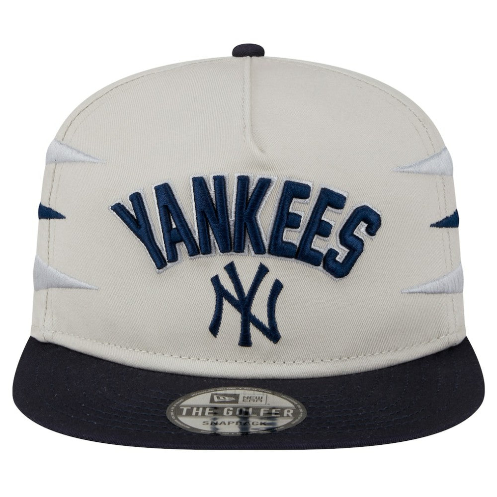 New York Yankees Iron Golfer Snapback Hat - Cream | New Era