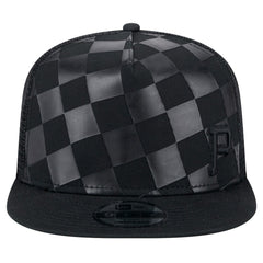 Pittsburgh Pirates Score Check 9FIFTY A-Frame Trucker Snapback Hat - Black | New Era