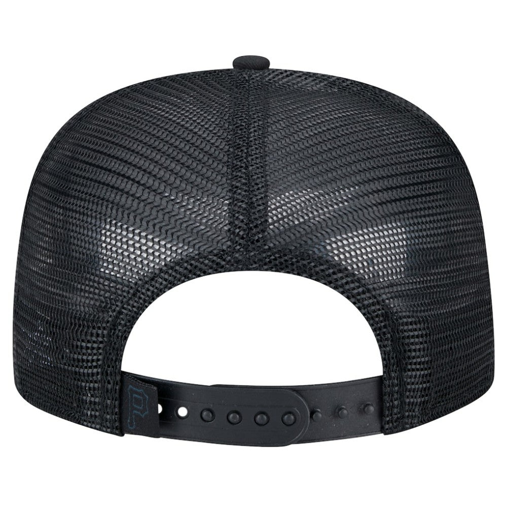 Pittsburgh Pirates Score Check 9FIFTY A-Frame Trucker Snapback Hat - Black | New Era
