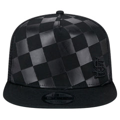 St. Louis Cardinals Score Check 9FIFTY A-Frame Trucker Snapback Hat - Black | New Era