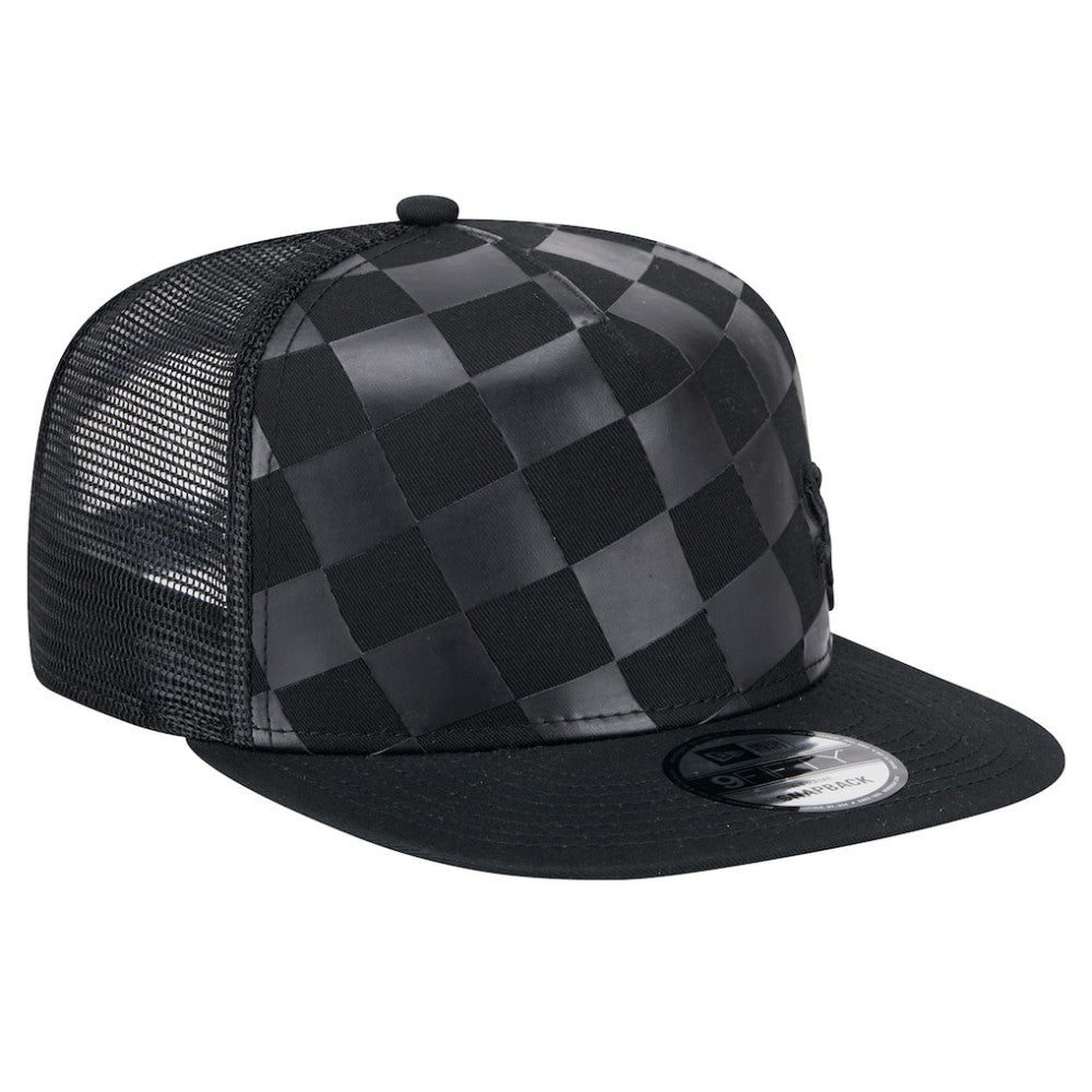 Chicago White Sox Score Check 9FIFTY A-Frame Trucker Snapback Hat - Black | New Era