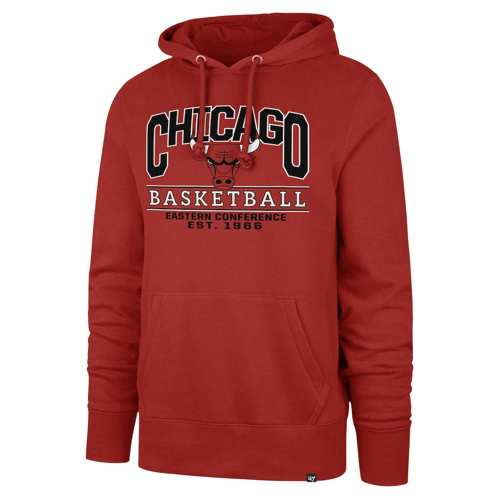 Chicago Bulls '47 Unisex Good Call Headline Pullover Hoodie - Red | 47 brand for sale