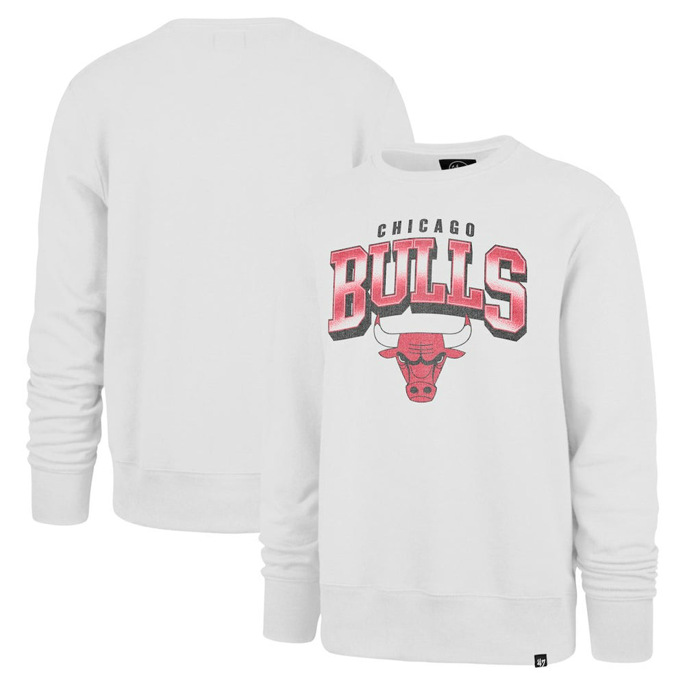 Chicago Bulls '47 Spotlight Headline Pullover Sweatshirt - White | 47 brand discount