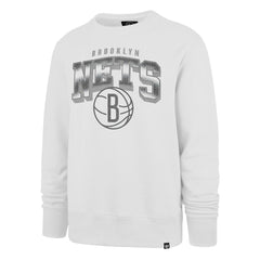 Brooklyn Nets '47 Spotlight Headline Pullover Sweatshirt - White | 47 brand on sale