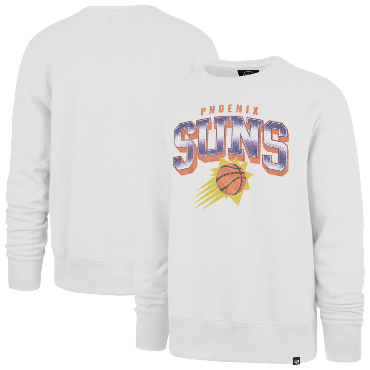 Phoenix Suns '47 Spotlight Headline Pullover Sweatshirt - White | 47 brand for sale