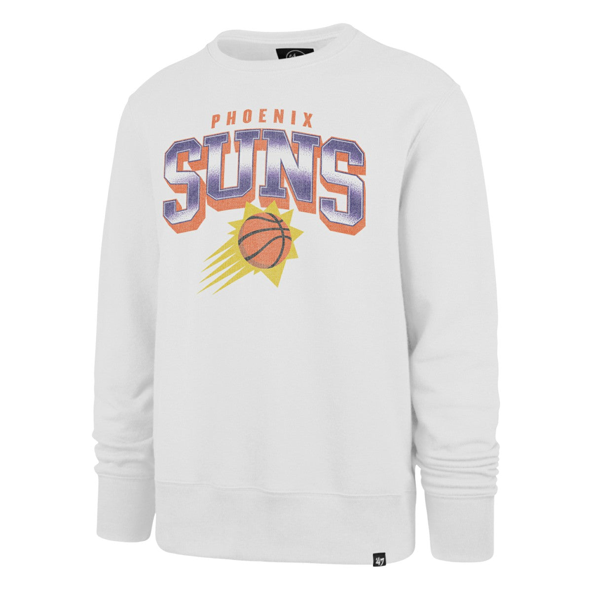 Phoenix Suns '47 Spotlight Headline Pullover Sweatshirt - White | 47 brand for sale