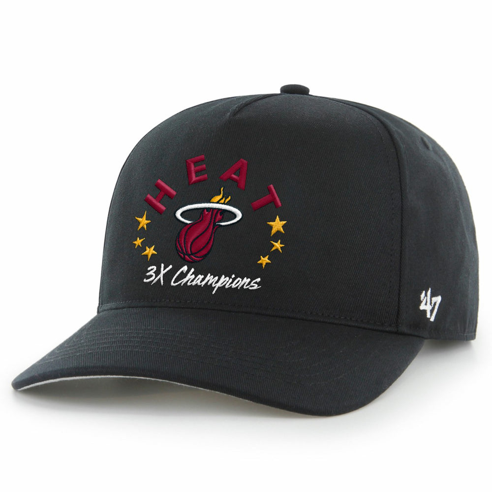 Miami Heat '47 Champs Global Star Hitch Adjustable Hat - Black | 47 brand for sale