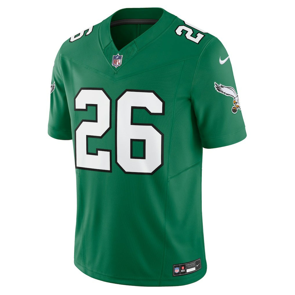 Saquon Barkley Philadelphia Eagles Alternate Vapor F.U.S.E. Limited Jersey - Kelly Green | Nike cheap