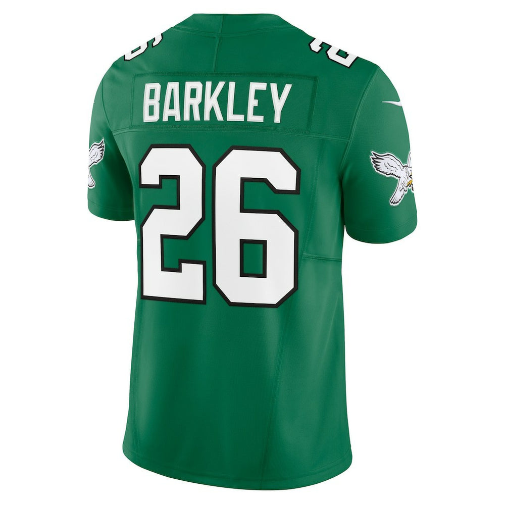 Saquon Barkley Philadelphia Eagles Alternate Vapor F.U.S.E. Limited Jersey - Kelly Green | Nike cheap
