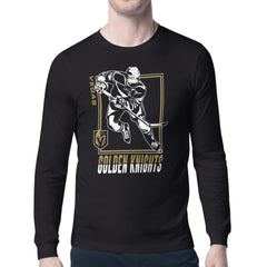 Vegas Golden Knights Starter Player Grid Long Sleeve T-Shirt Black