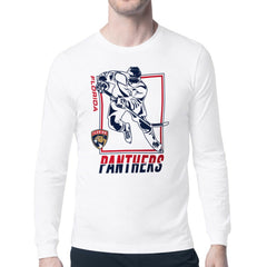 Florida Panthers Starter Player Grid Long Sleeve T-Shirt White