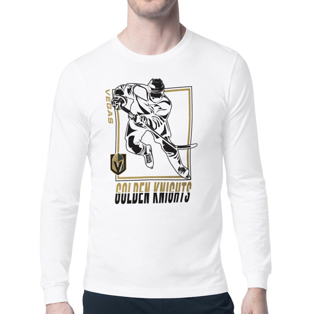 Vegas Golden Knights Starter Player Grid Long Sleeve T-Shirt White