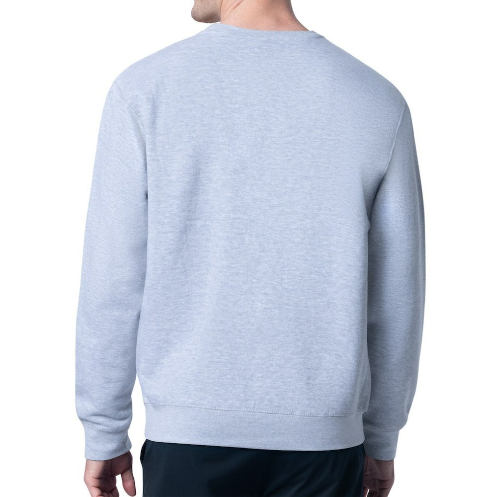 San Jose Sharks Starter Player Grid Fleece Pullover Sweatshirt Heather Gray