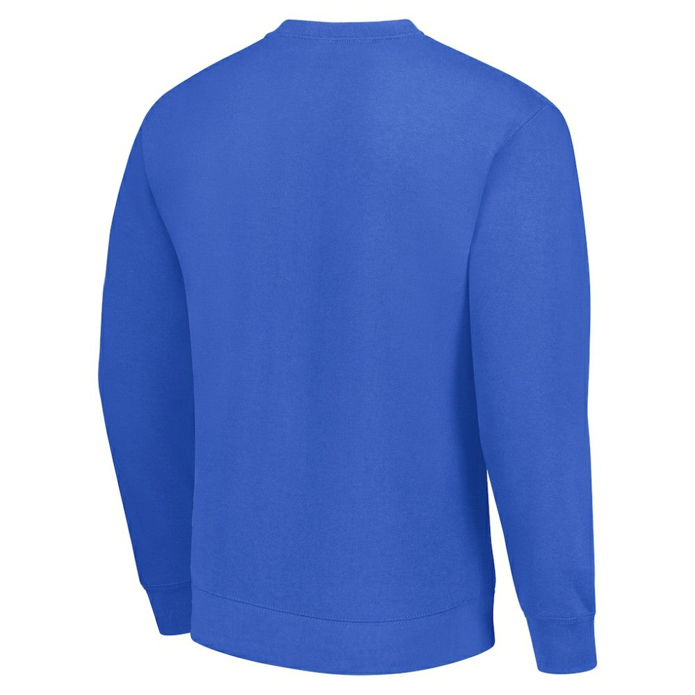 New York Rangers Starter Player Grid Fleece Pullover Sweatshirt Blue