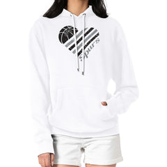 San Antonio Spurs G-III 4Her by Carl Banks Women's Heart Pullover Hoodie - White on sale