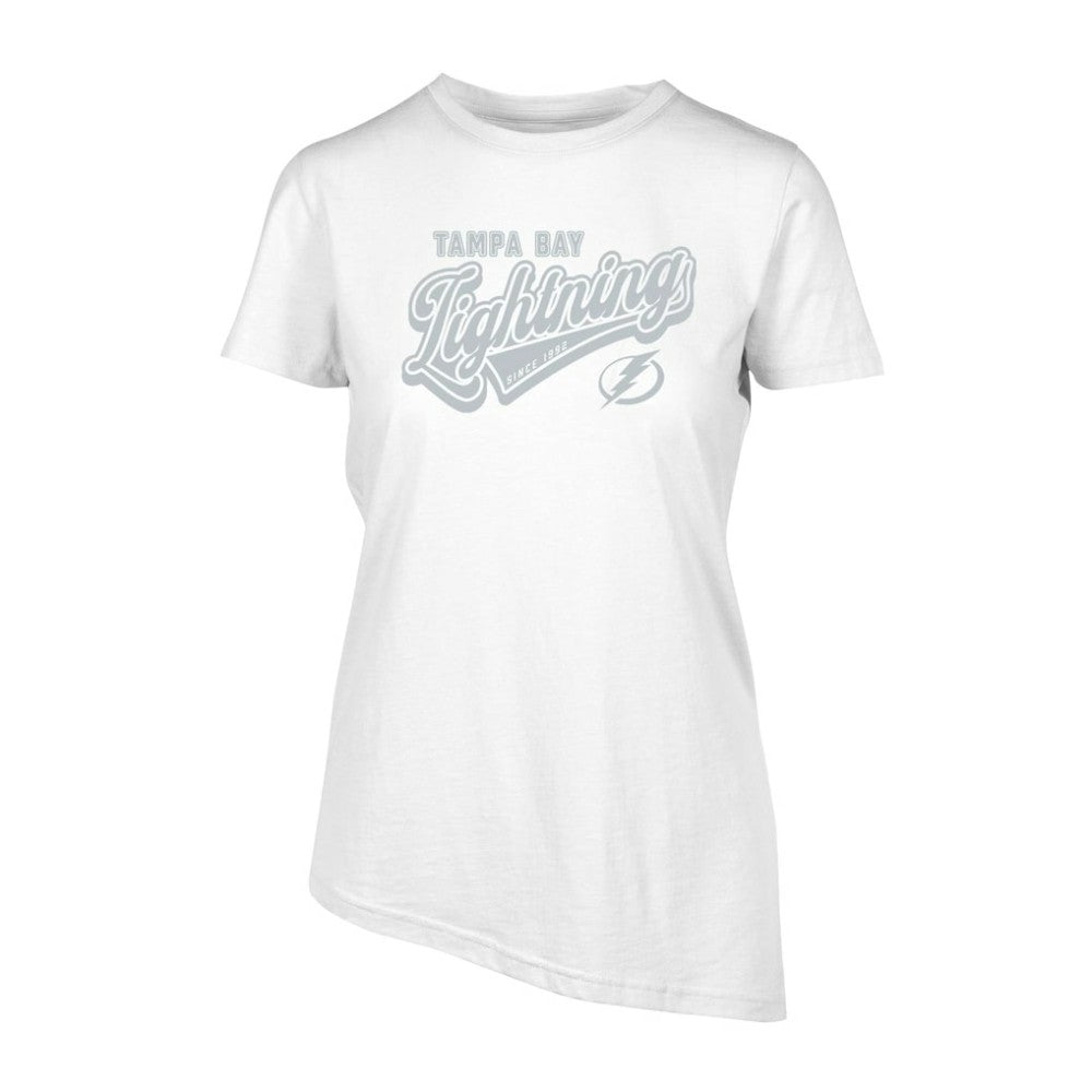 Tampa Bay Lightning Levelwear Women's Birch Sweep T-Shirt White