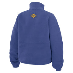 St. Louis Blues WEAR by Erin Andrews Women's Polar Fleece Half-Zip Jacket Blue