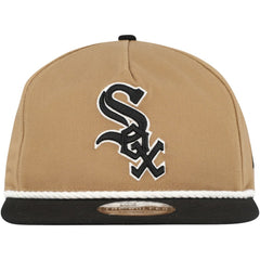 Chicago White Sox Golfer Snapback Hat - Khaki/Black | New Era