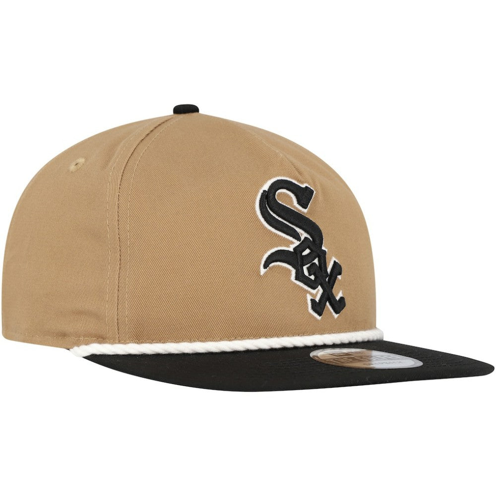 Chicago White Sox Golfer Snapback Hat - Khaki/Black | New Era
