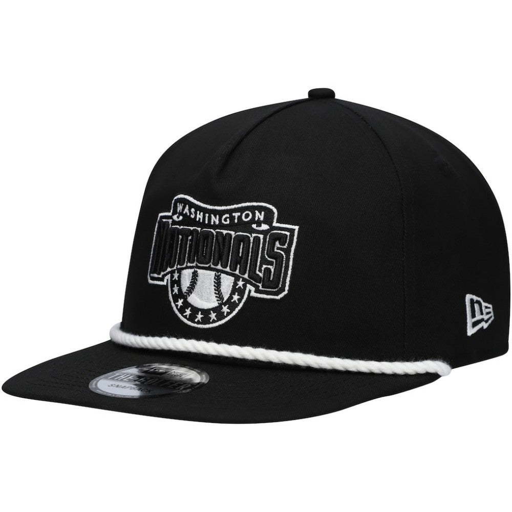Washington Nationals Golfer Snapback Hat - Black | New Era