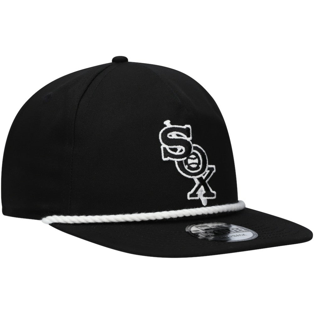 Chicago White Sox Golfer Snapback Hat - Black | New Era