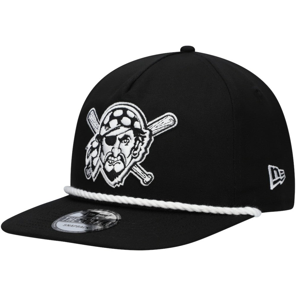 Pittsburgh Pirates Golfer Snapback Hat - Black | New Era
