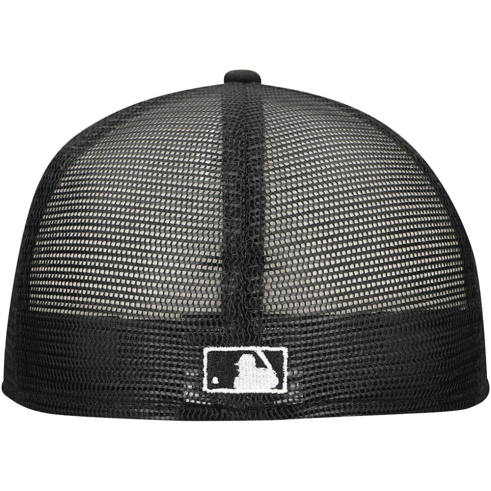 Atlanta Braves 59FIFTY Trucker Fitted Hat - Black | New Era
