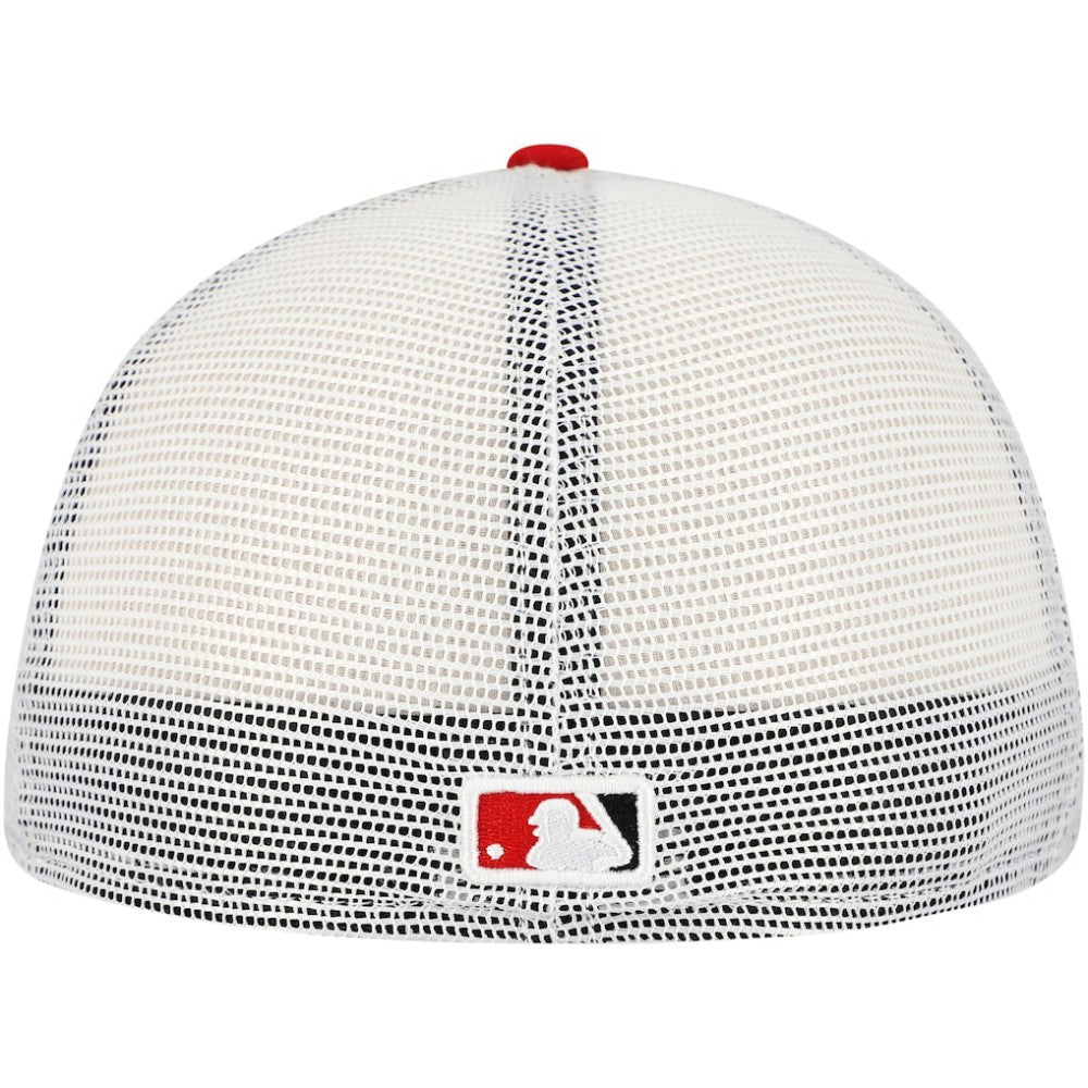 Washington Nationals Team Color 59FIFTY Trucker Fitted Hat - Red | New Era