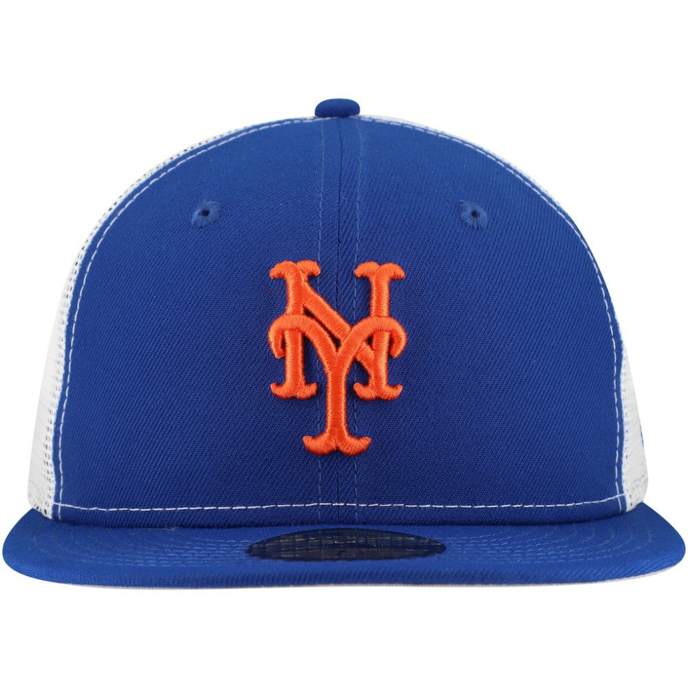 New York Mets Team Color 59FIFTY Trucker Fitted Hat - Royal | New Era