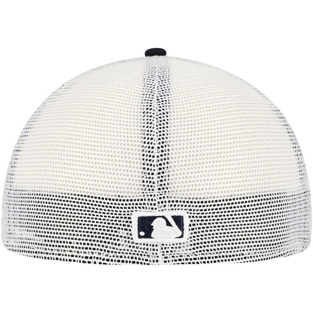 New York Yankees Team Color 59FIFTY Trucker Fitted Hat - Navy | New Era
