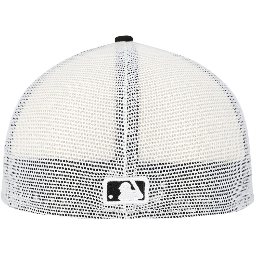 Chicago White Sox Team Color 59FIFTY Trucker Fitted Hat - Black | New Era