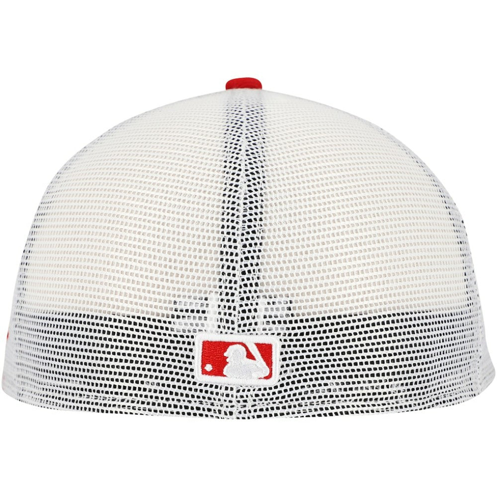 Philadelphia Phillies Team Color 59FIFTY Trucker Fitted Hat - Red | New Era