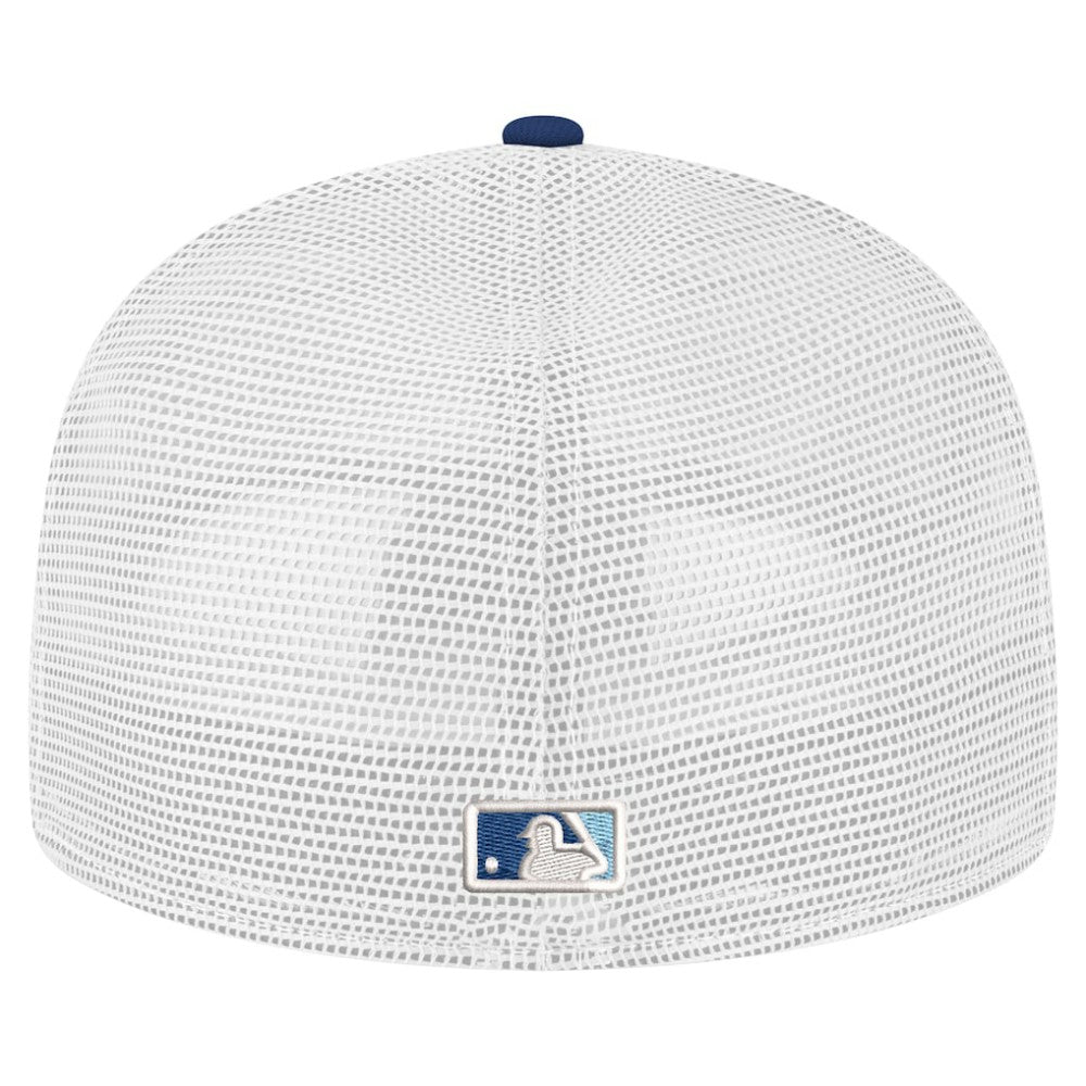 Tampa Bay Rays Team Color 59FIFTY Trucker Fitted Hat - Navy | New Era