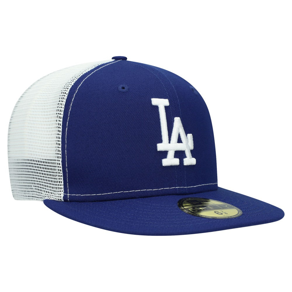 Los Angeles Dodgers Team Color 59FIFTY Trucker Fitted Hat - Royal | New Era