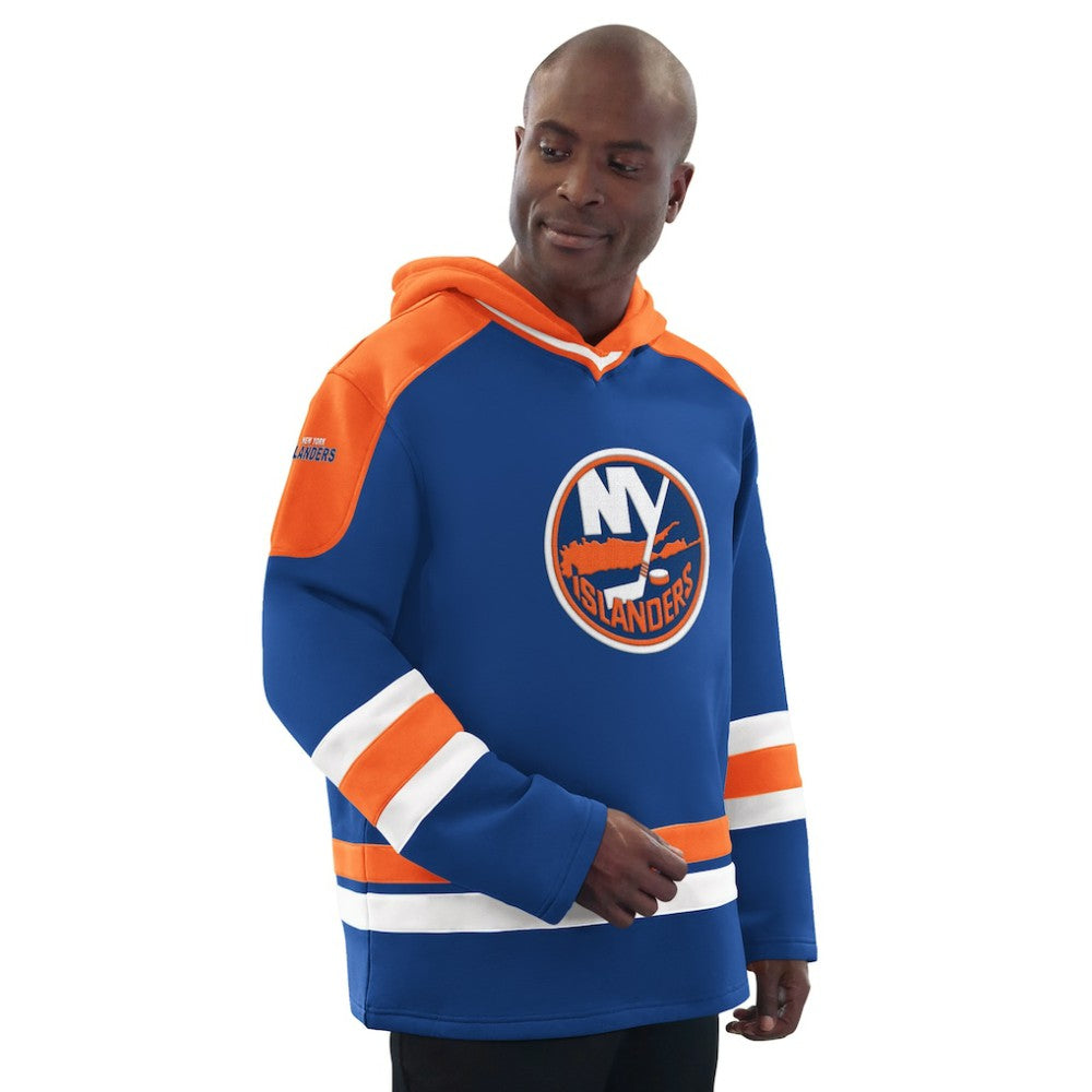 New York Islanders Starter Hockey Pullover Hoodie Royal/Orange
