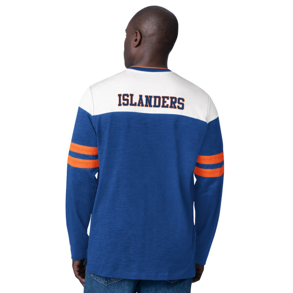 New York Islanders Starter Blitz Durene Long Sleeve T-Shirt Royal