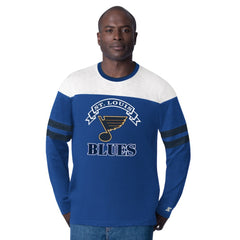 St. Louis Blues Starter Blitz Durene Long Sleeve T-Shirt Blue